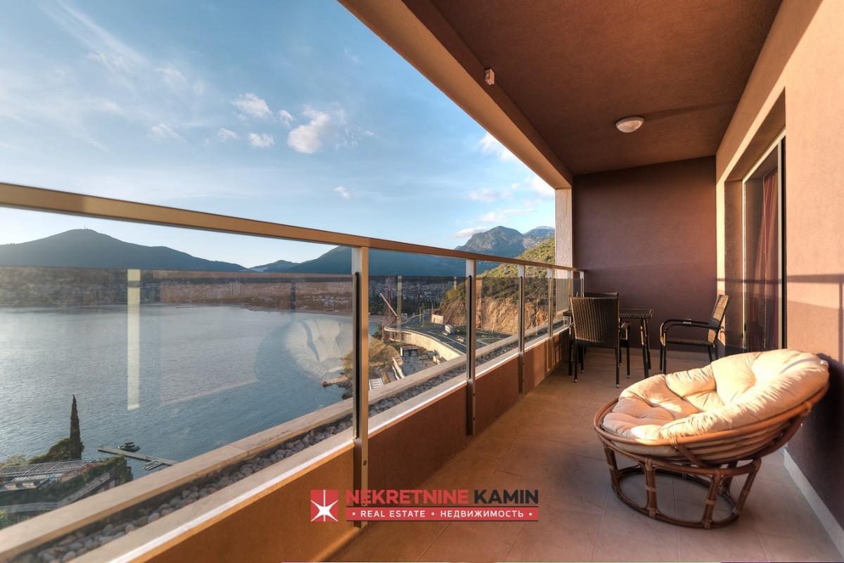 Fully Equipped One-Bedroom Apartment of 56 m², Harmonija Complex, Zavala, Budva
